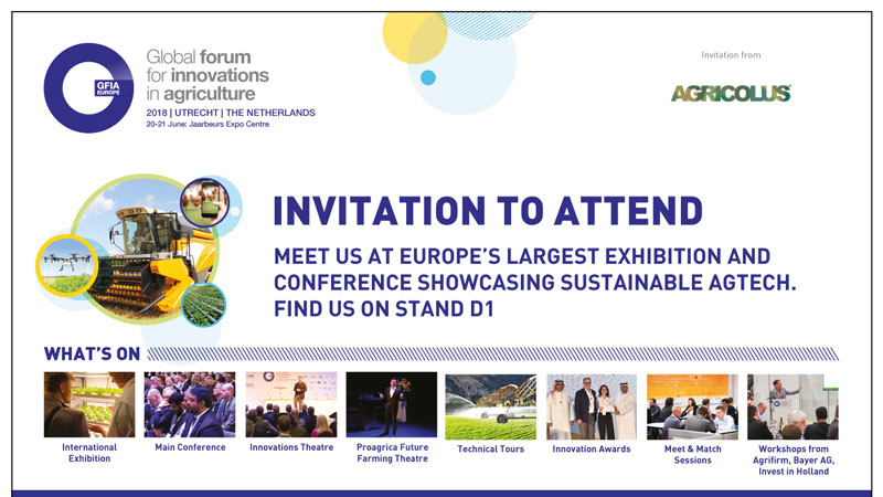 GFIA Europe 2018: innovations for sustainable agriculture